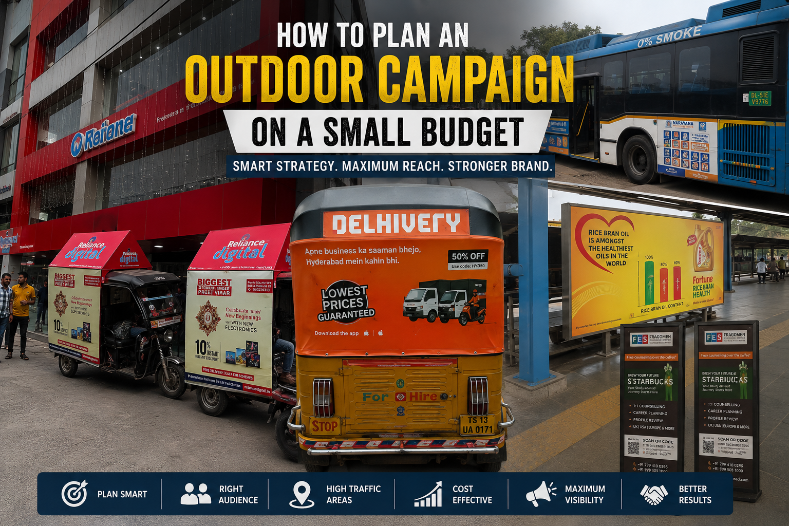 How to Plan an Outdoor Campaign on a Small Budget