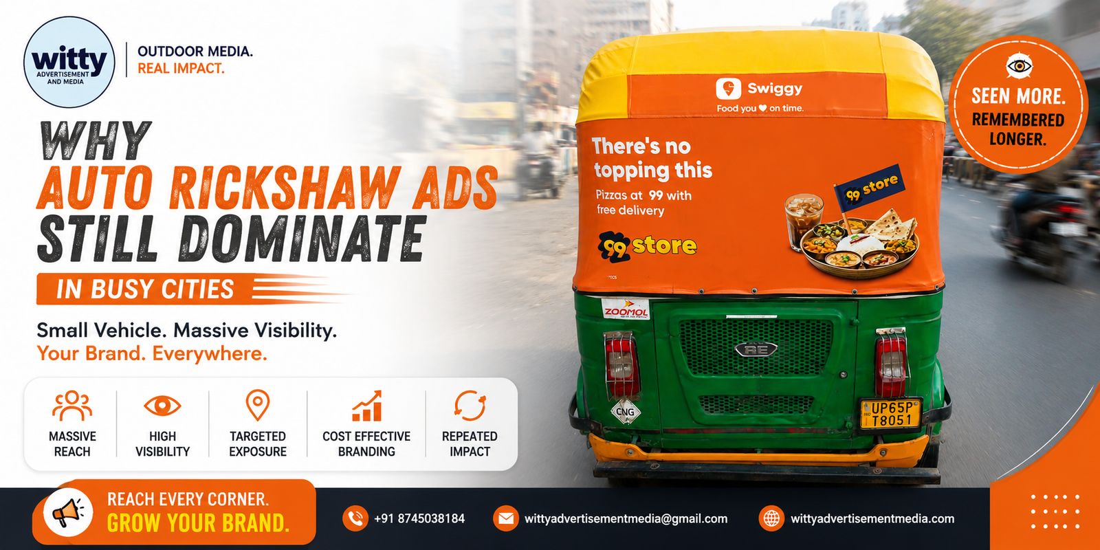 Auto Rickshaw Advertisement 